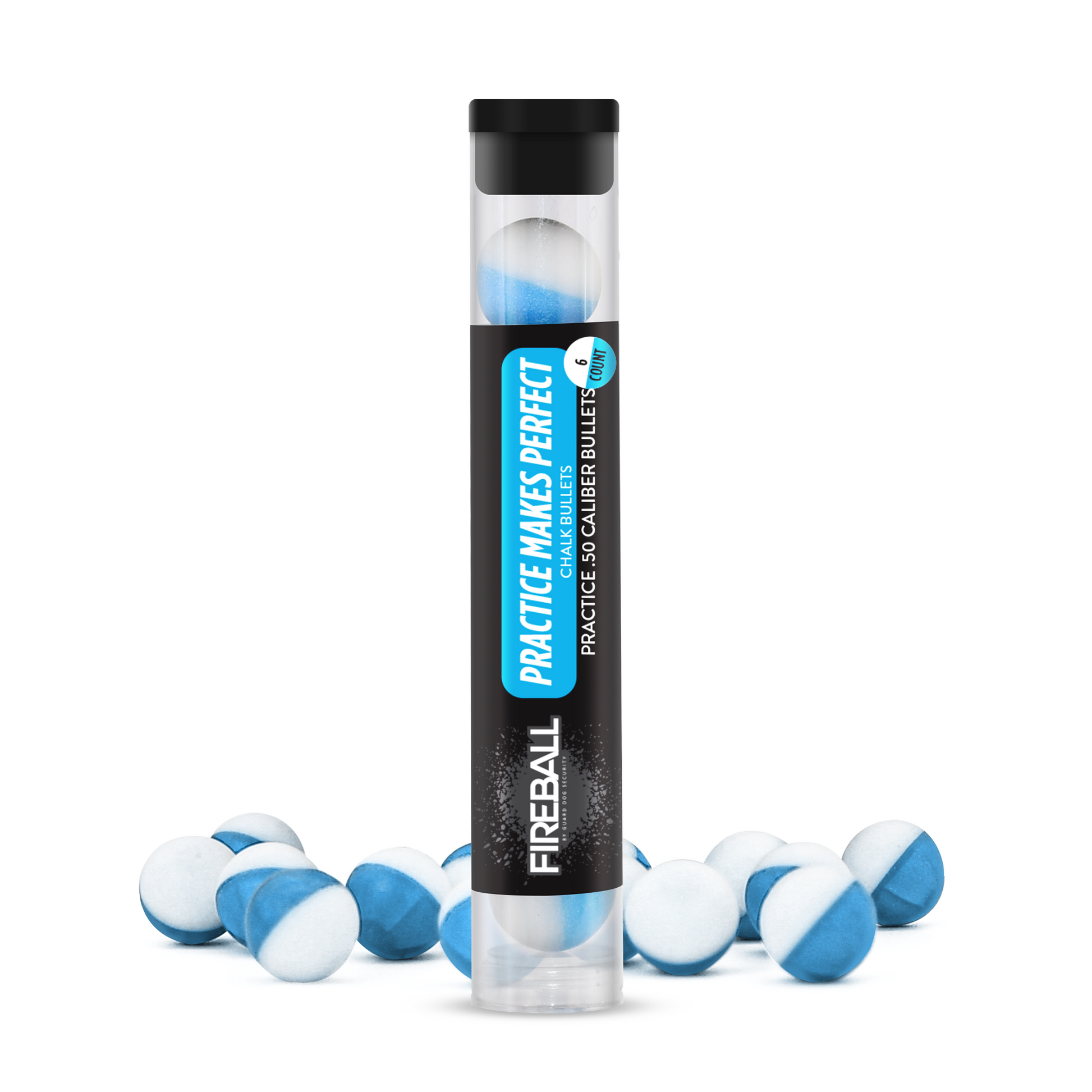 Chalk balls  for training and Self Defense | .50 Caliber Inert rounds