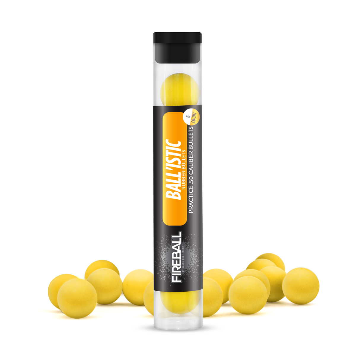 Ball'istic Rubber Bullet, Nonlethal Ammo for Training and Self Defe