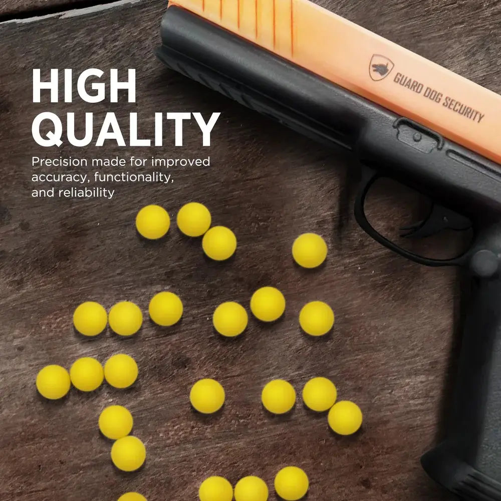 Rubber balls for training and Self Defense | .50 Caliber Reusable