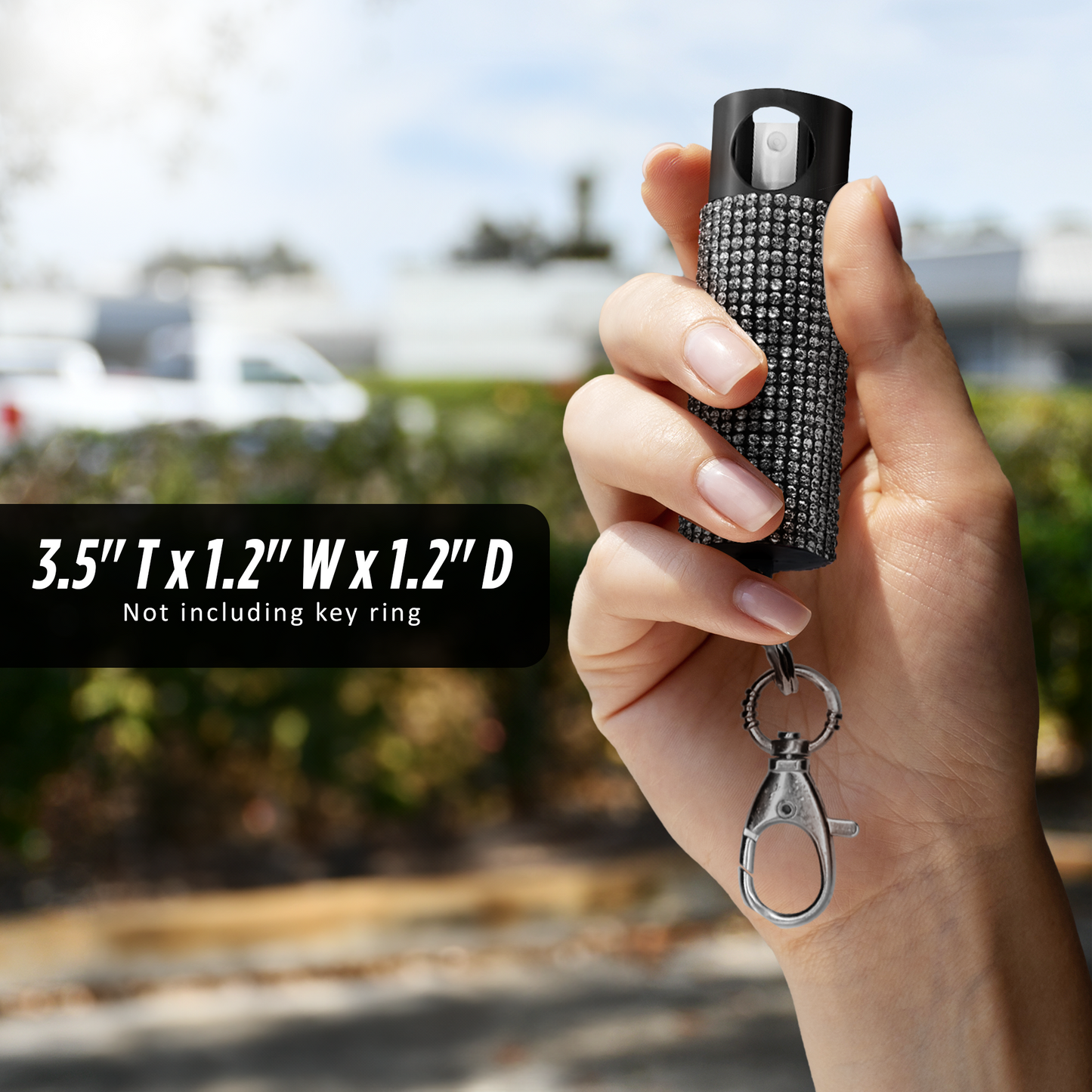 Pepper Spray and Stun Gun Combo with Rechargeable Flashlight
