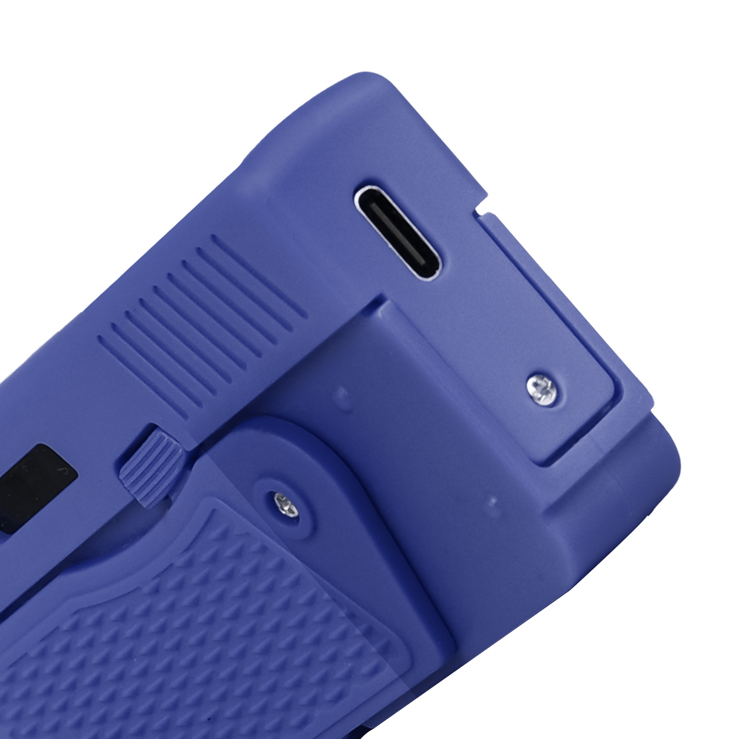 Shot In The Dark, Pistol-Style Stun Gun, Folds Compact and Closed, LED Flashlight