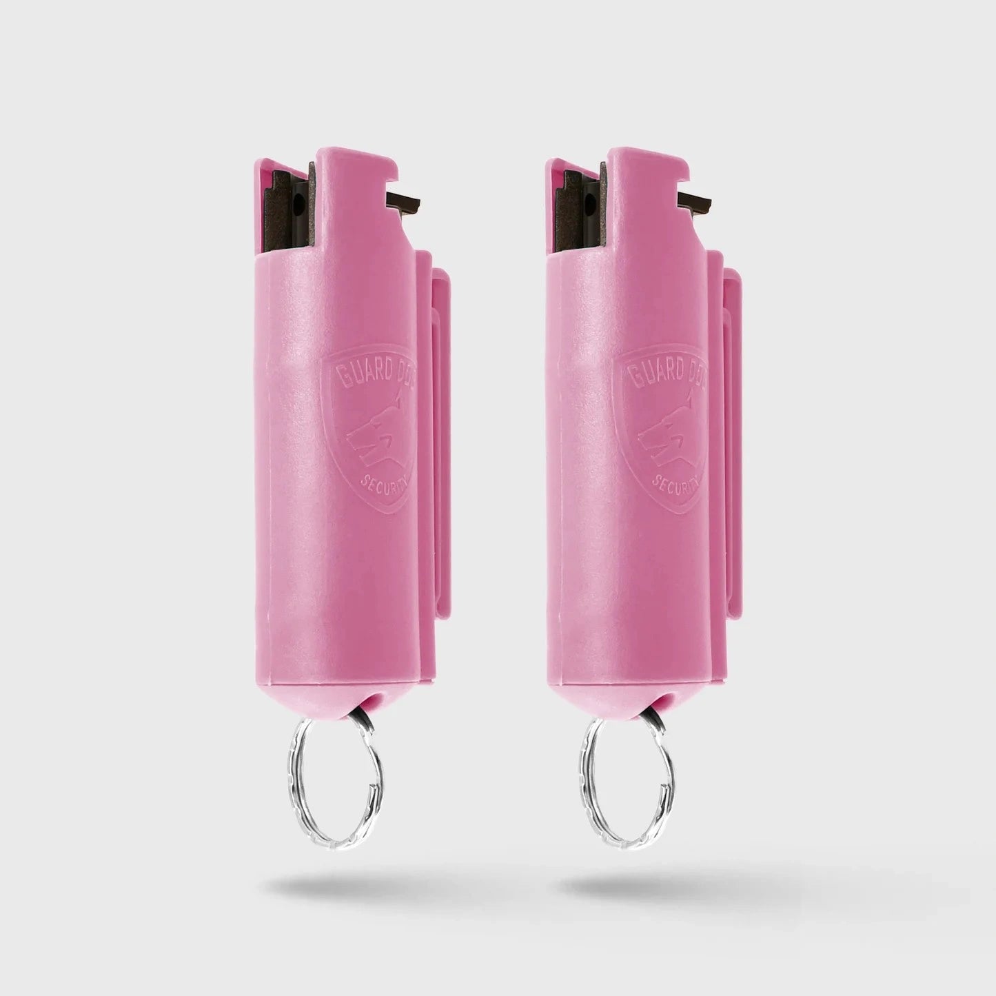 Pepper Spray Hard Case with Belt Clip | 0.5 oz w/ Keychain 2 Pack