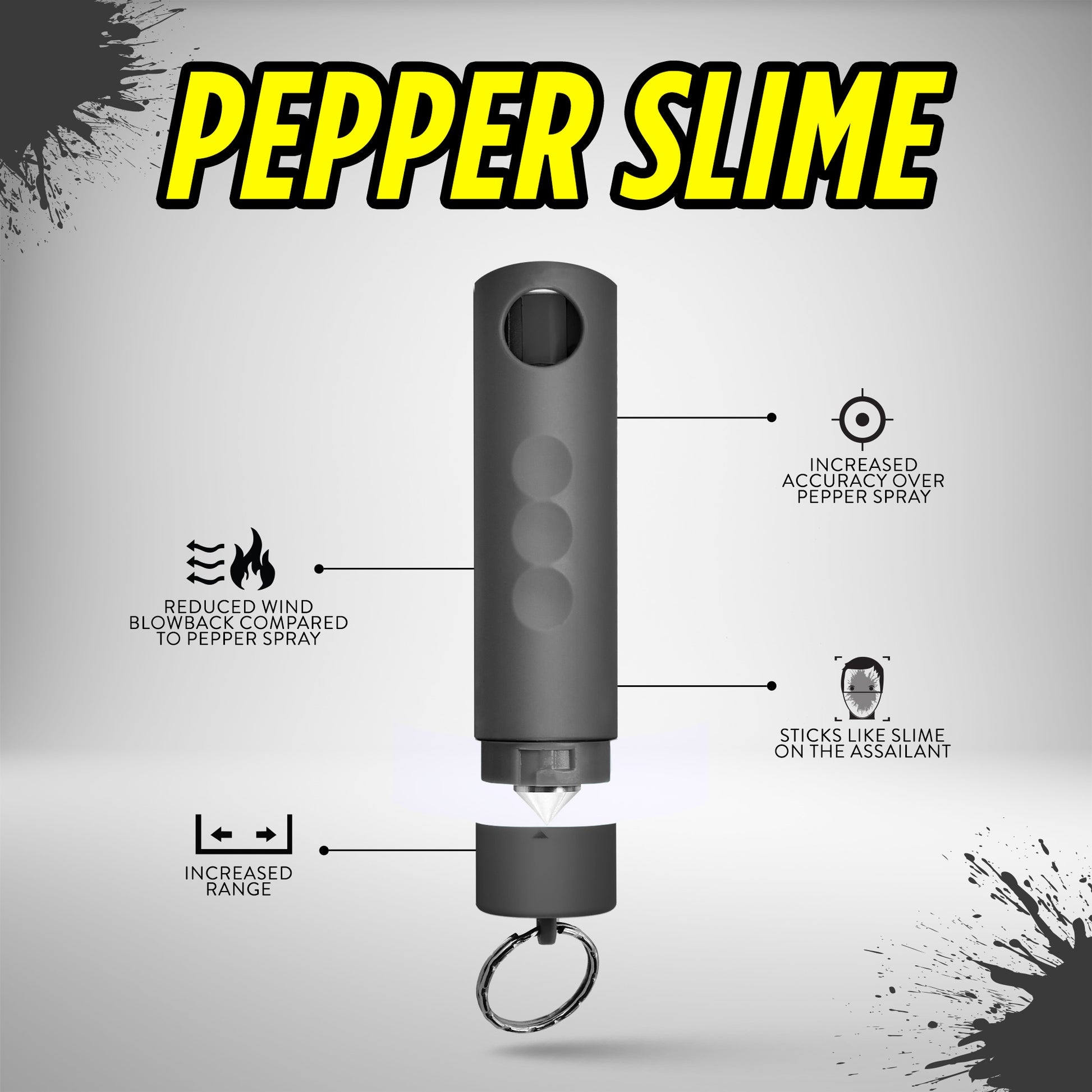 Pepper Gel with Glass Breaker | GID w/ keychain