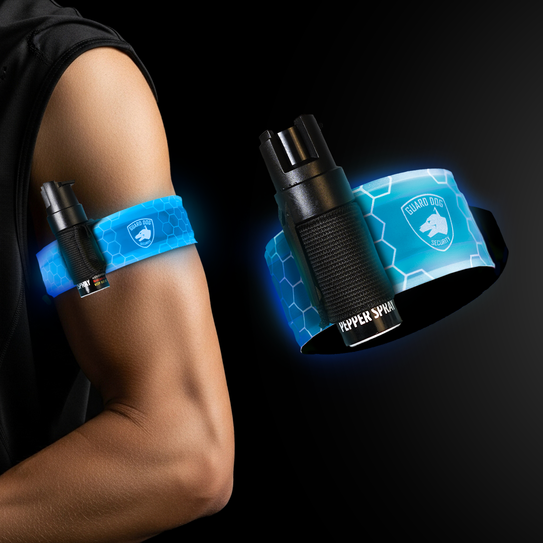 SlapLite LED Armband with Pepper Spray