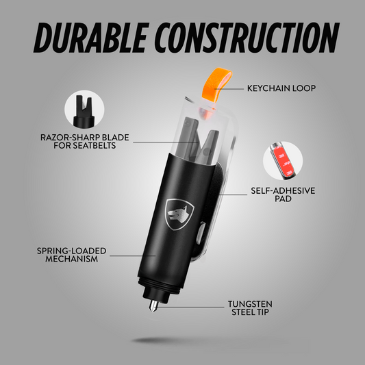 ResQ Window Breaker & Seatbelt Cutter Keychain