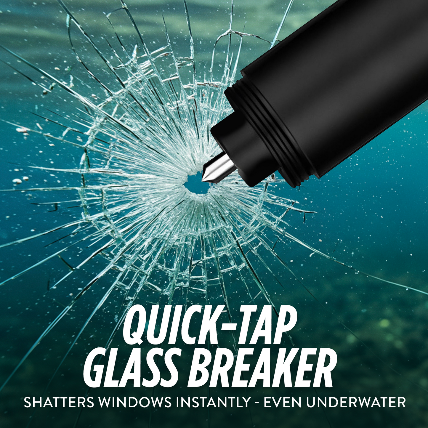 ResQ Window Breaker & Seatbelt Cutter Keychain