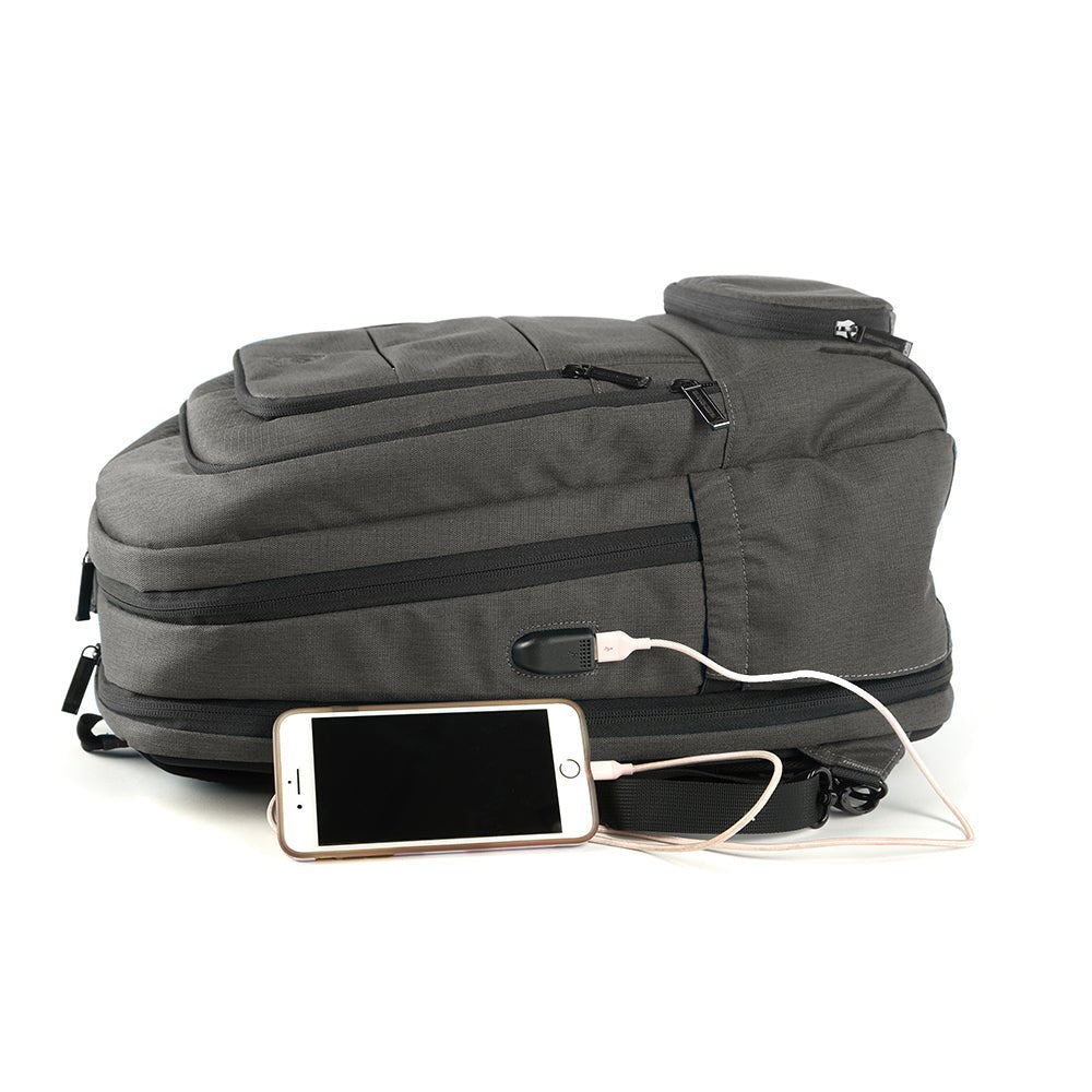 Proshield Flex - Full-Body Bulletproof Backpack w/ Charging Bank and Multi-Flex Webbing - Backpack