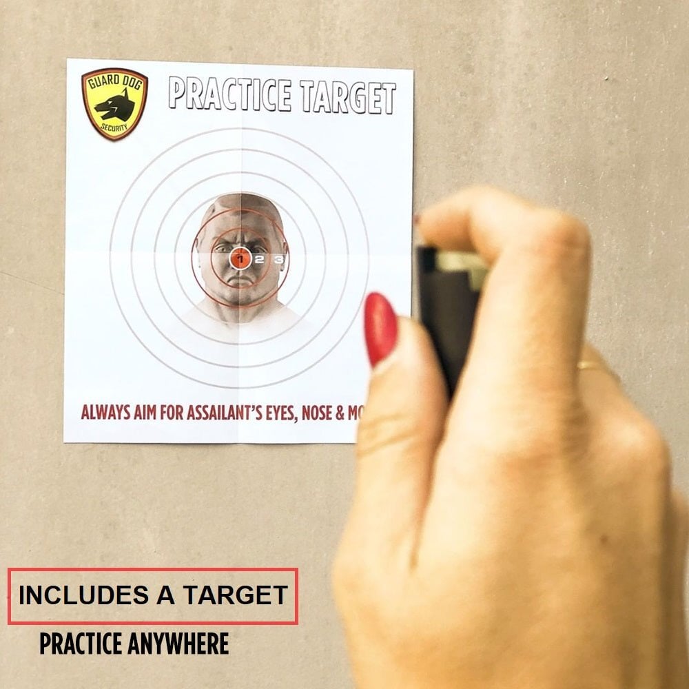 Practice Pepper Spray - Pepper Spray Keychain with Practice Canister - Pepper Spray