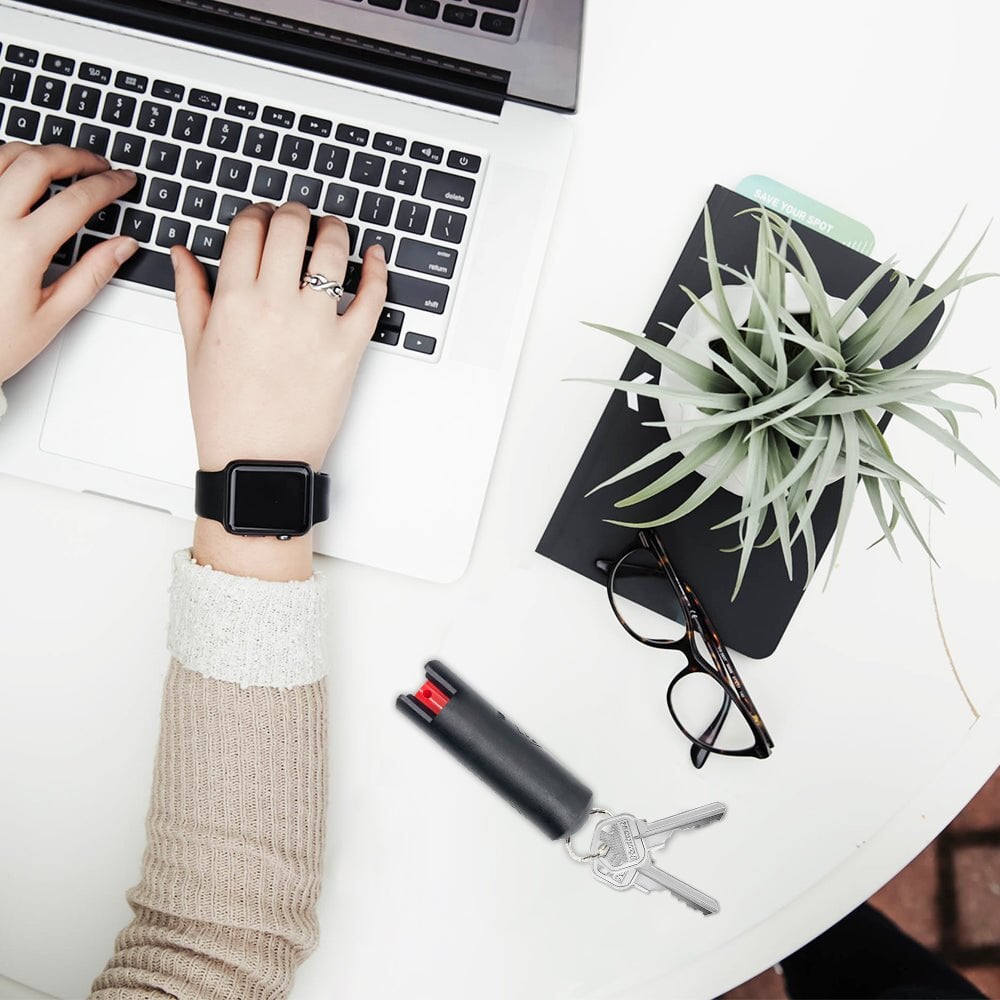 Practice Pepper Spray - Pepper Spray Keychain with Practice Canister - Pepper Spray