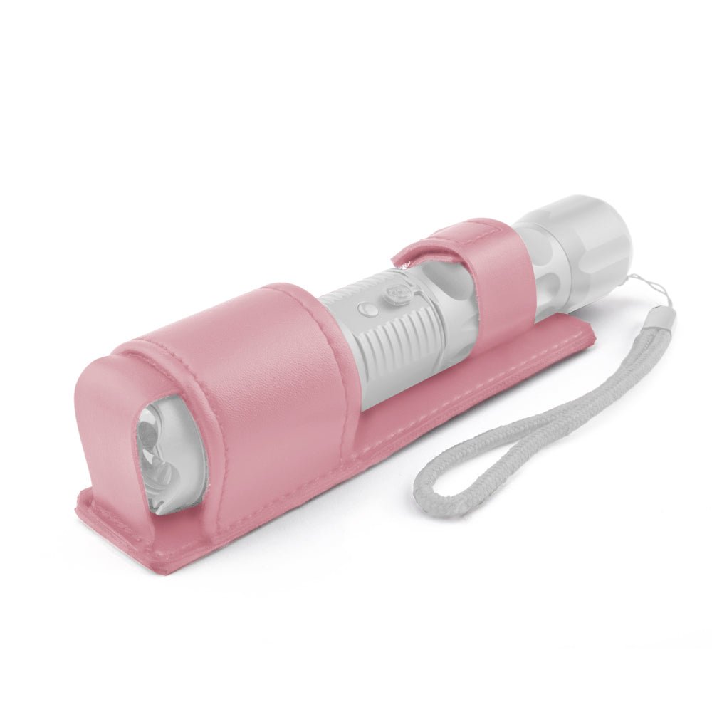 Premium Leather Holster for Stun Guns and Flashlights -