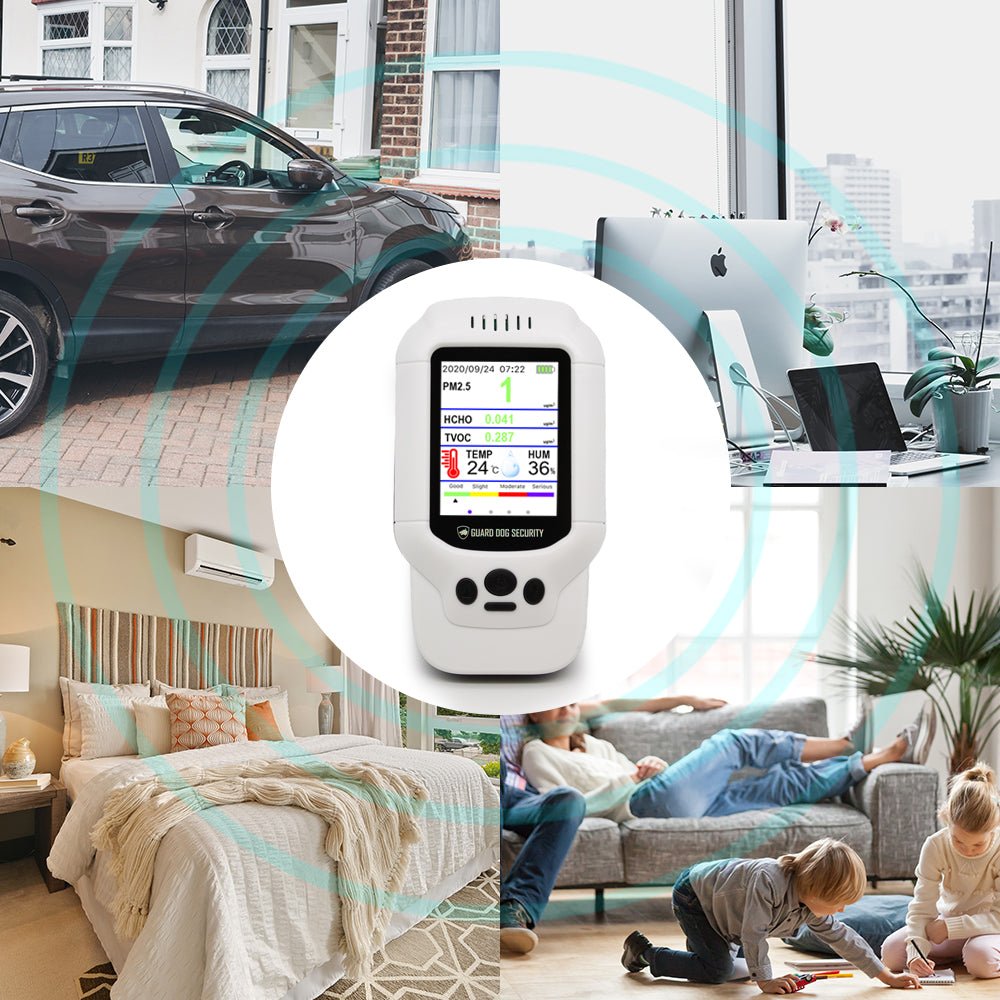 Air Quality Monitor Pollution Monitor TVOC PM1.0/PM2.5/PM10 -