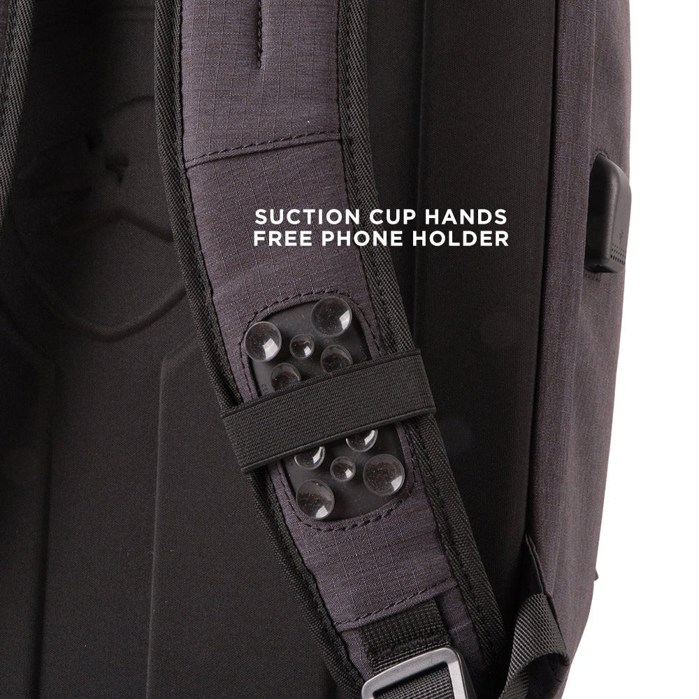 Proshield Smart - Bulletproof Backpack, IIIA w/ Charging Bank (Black) - Backpack