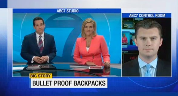 ABC 7: Bulletproof backpacks look to protect children from school shootings - GuardDogSecurity