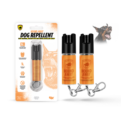 Hound Away Humane Citronella Dog Deterrent Spray for Walkers & Pet Owners