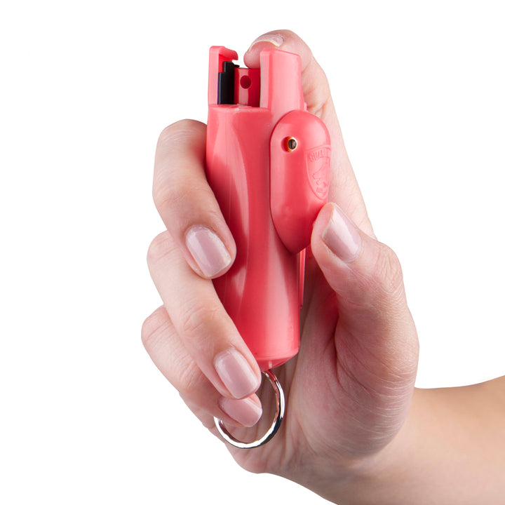 Accufire Pepper Spray with laser sight | Belt clip and Keychain ready