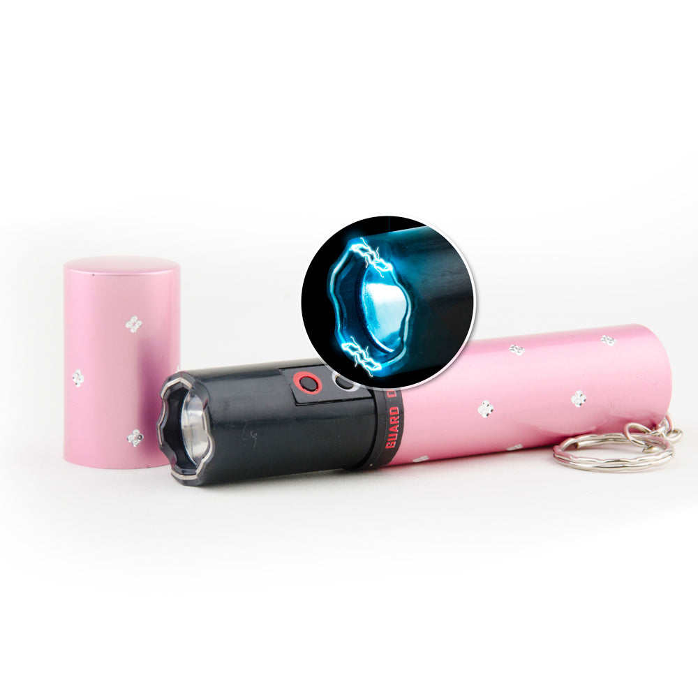 Lipstick Stun Gun Electra with Flashlight | 110 Lumen w/ Keychain