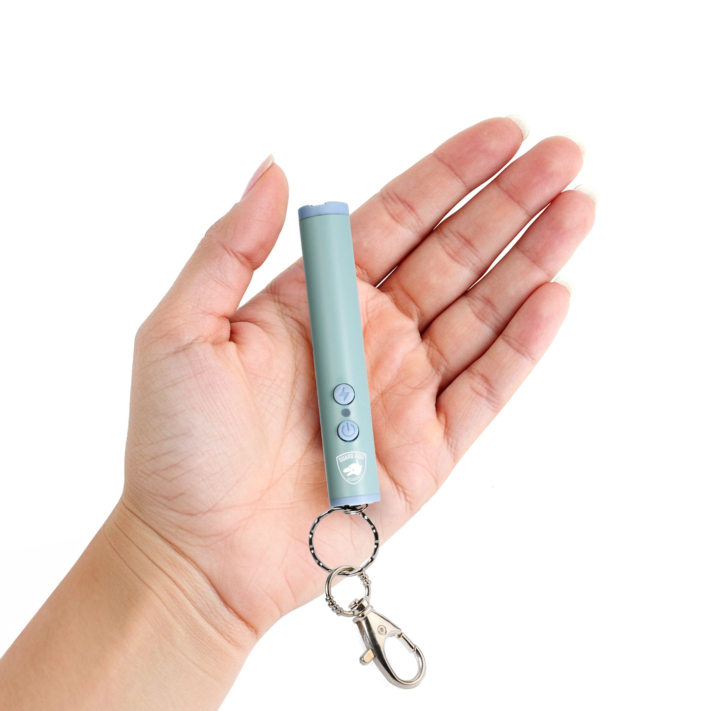 Enlight Mini Compact Stun Gun w/ Soft-Touch Body, LED Flashlight, Quick Access Keychain Clasp