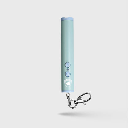 Enlight Mini Compact Stun Gun w/ Soft-Touch Body, LED Flashlight, Quick Access Keychain Clasp