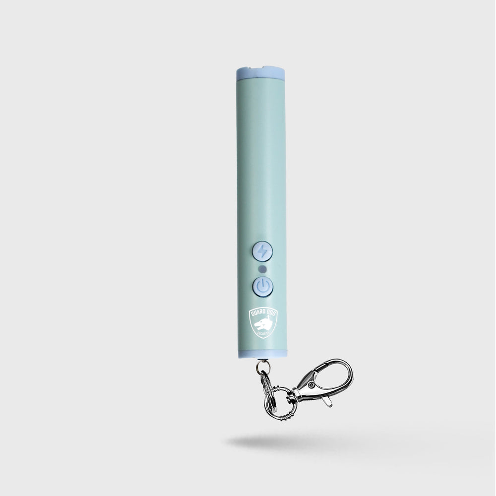 Enlight Mini Compact Stun Gun w/ Soft-Touch Body, LED Flashlight, Quick Access Keychain Clasp