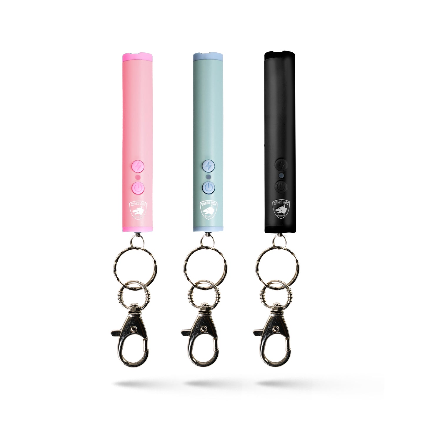 Enlight Mini Compact Stun Gun w/ Soft-Touch Body, LED Flashlight, Quick Access Keychain Clasp