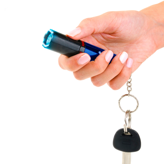 Lipstick Stun Gun Electra with Flashlight | 110 Lumen w/ Keychain