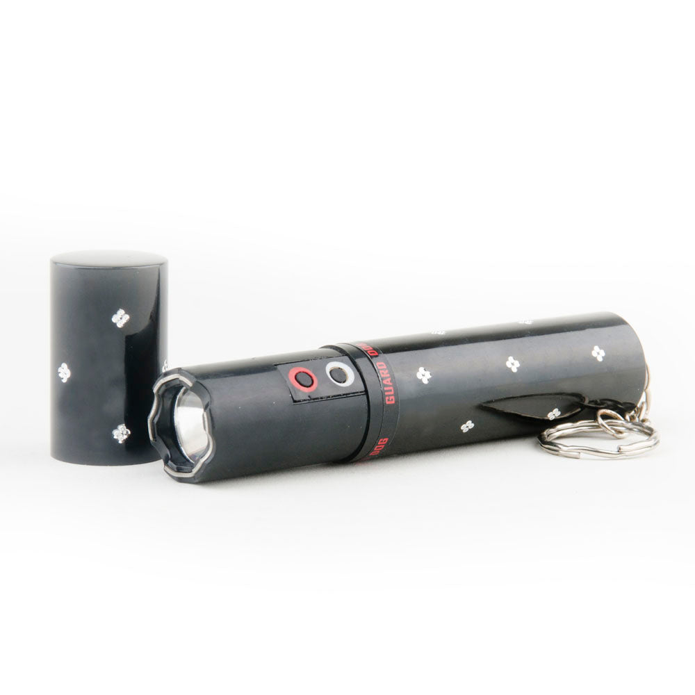 Lipstick Stun Gun Electra with Flashlight | 110 Lumen w/ Keychain