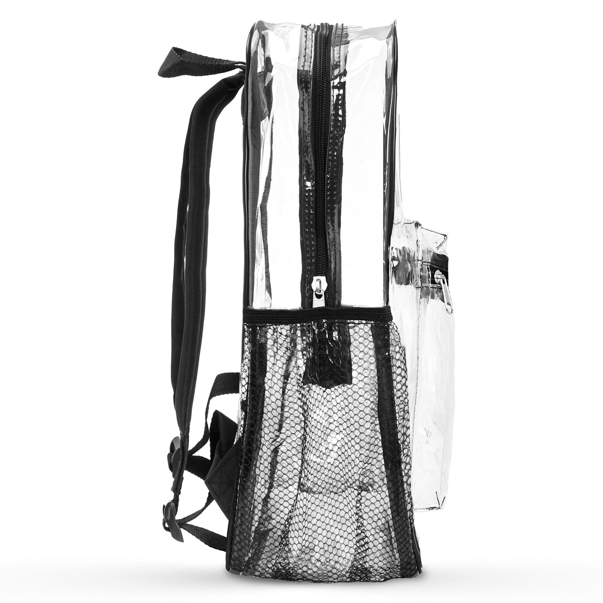 Clear Backpack Stadium Approved 15 x 11 x 5, Small and Transparent Backpack for Sports Event and Concerts