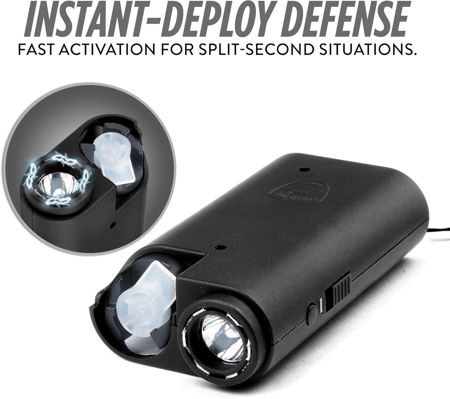 Pepper Spray with Stun Gun and Flashlight | Glow in the dark can