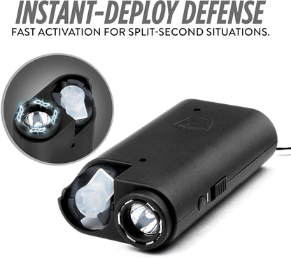 Pepper Spray with Stun Gun and Flashlight | Glow in the dark can