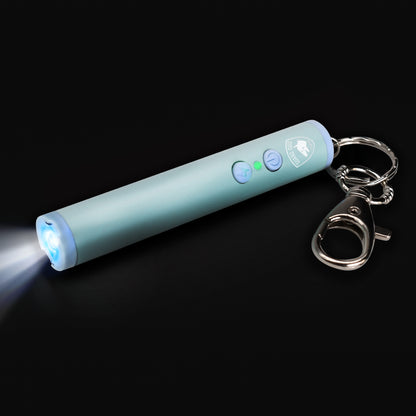 Enlight Mini Compact Stun Gun w/ Soft-Touch Body, LED Flashlight, Quick Access Keychain Clasp