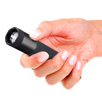 Stun Gun Ivy with Flashlight | 110 Lumen Rubberized Grip