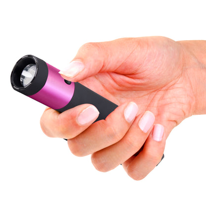 Stun Gun Ivy with Flashlight | 110 Lumen Rubberized Grip