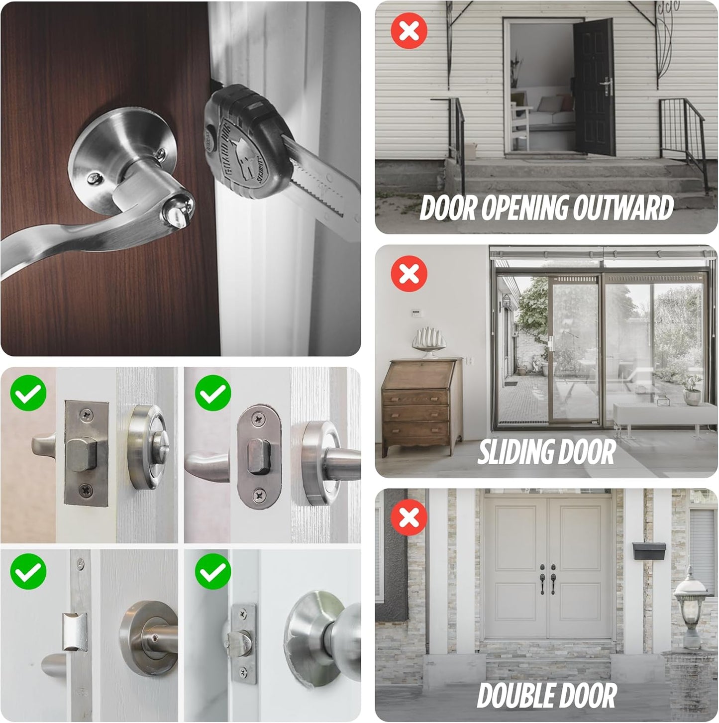 Blocklock - Portable Door Lock for Travel & Home