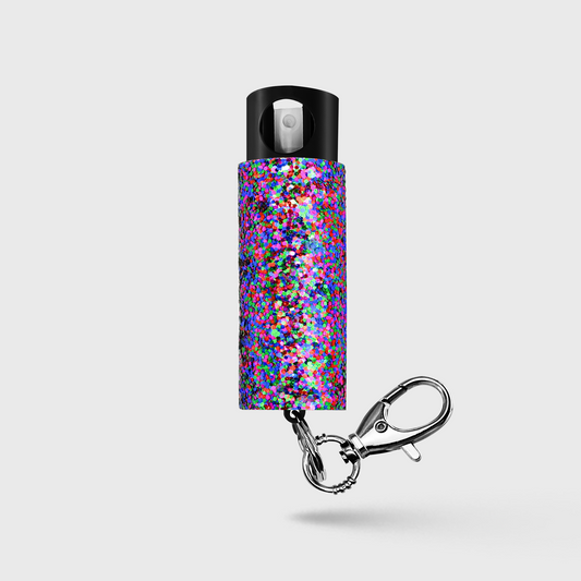 Pepper Spray with Stylish Rhinestone Design | GID w/ Snap Clip