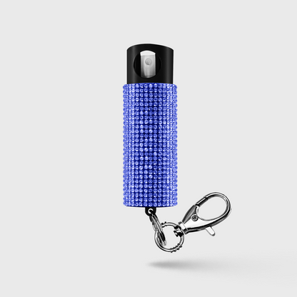 Pepper Spray with Stylish Rhinestone Design | GID w/ Snap Clip