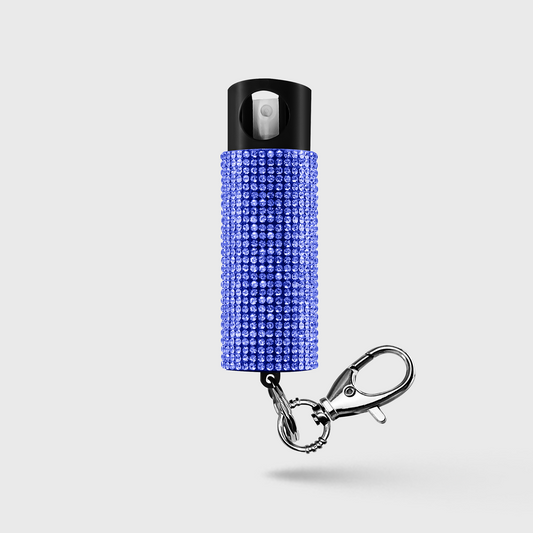 Pepper Spray with Stylish Rhinestone Design | GID w/ Snap Clip