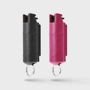 
                  
                    Pepper Spray Hard Case with Belt Clip | 0.5 oz w/ Keychain 2 Pack
                  
                