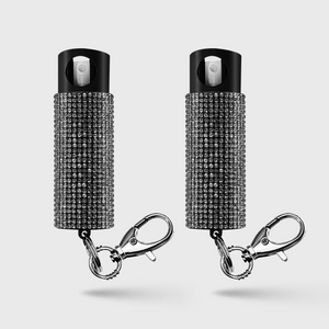 
                  
                    Pepper Spray with Stylish Rhinestone Design | GID w/ Snap Clip 2 Pack
                  
                