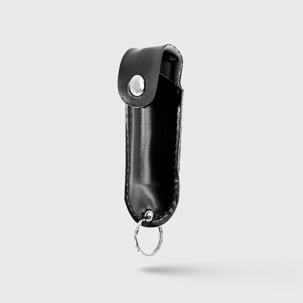 Pepper Spray Soft Leather Case | 0.5 oz w/ Keychain