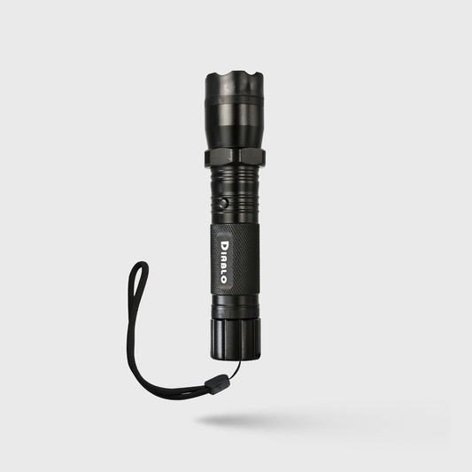 Stun Gun Diablo with Flashlight | 160 Lumen and 3-Function Light