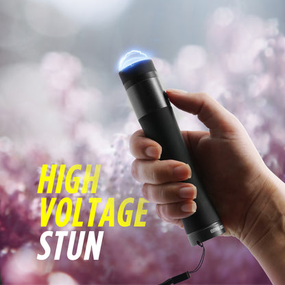 Stun Gun Ivy with Flashlight | 110 Lumen Rubberized Grip