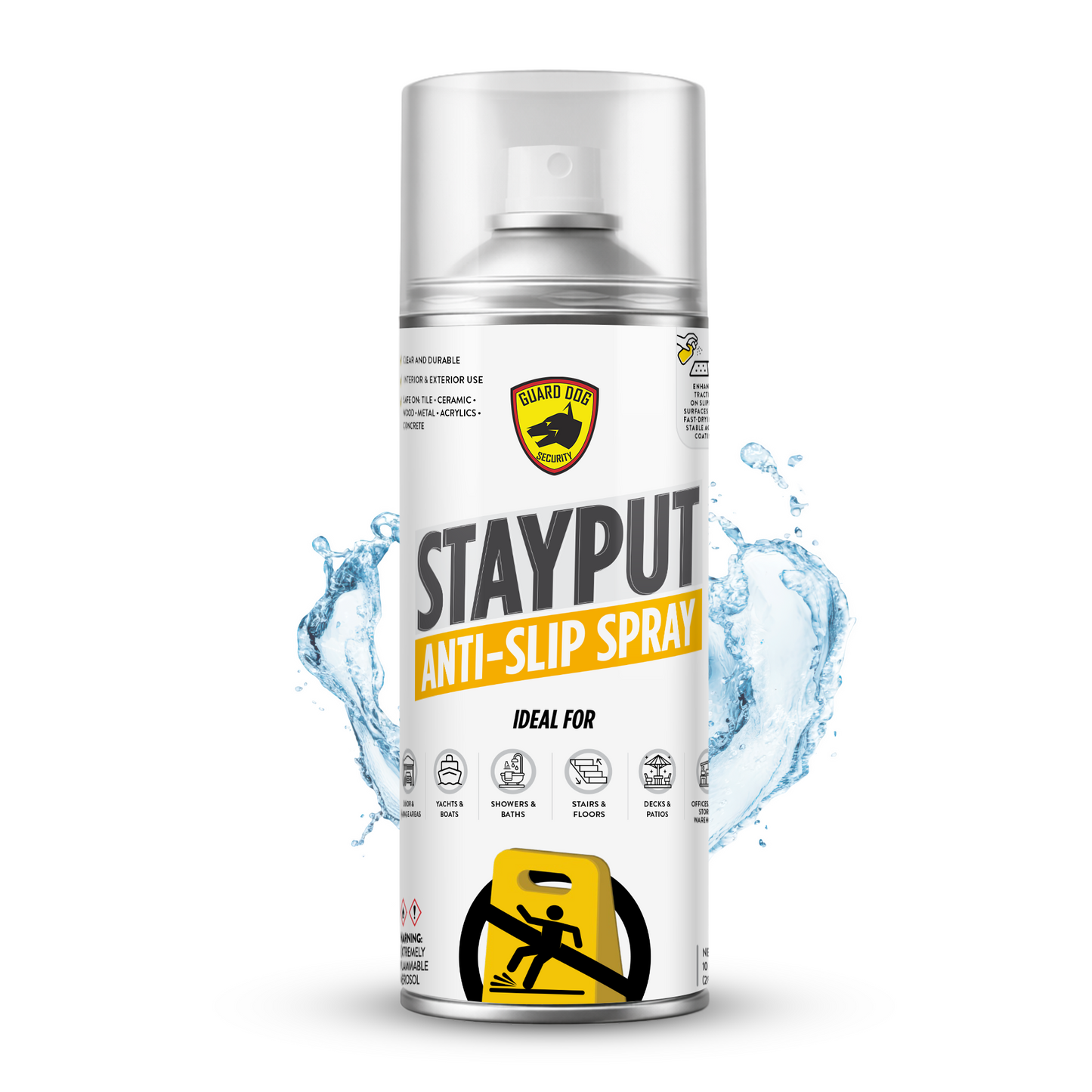 StayPut Anti-Slip Spray – Clear Grip Coating for Slippery Surfaces