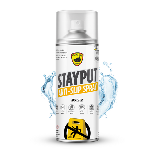 StayPut Anti-Slip Spray – Clear Grip Coating for Slippery Surfaces