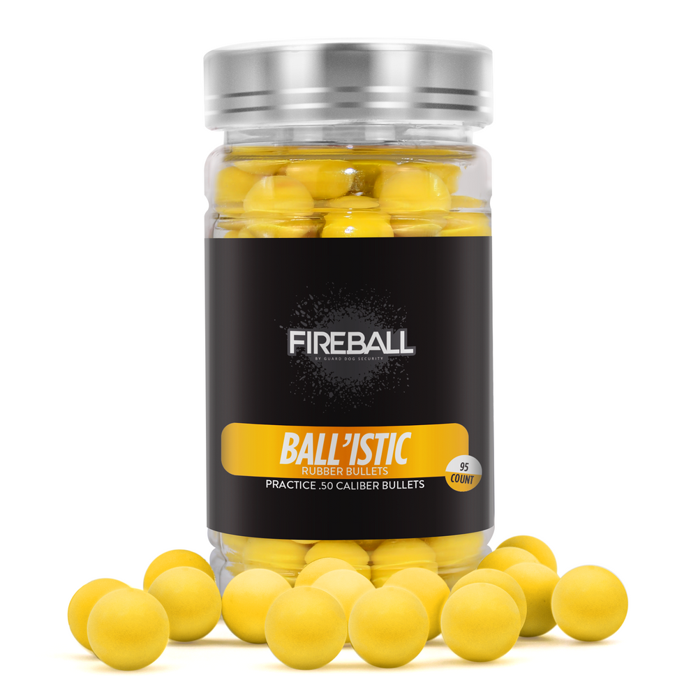 Rubber balls  for training and Self Defense | .50 Caliber Reusable