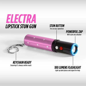 
                  
                    ELECTRA - DISGUISED LIPSTICK MINI STUN GUN FLASHLIGHT
                  
                