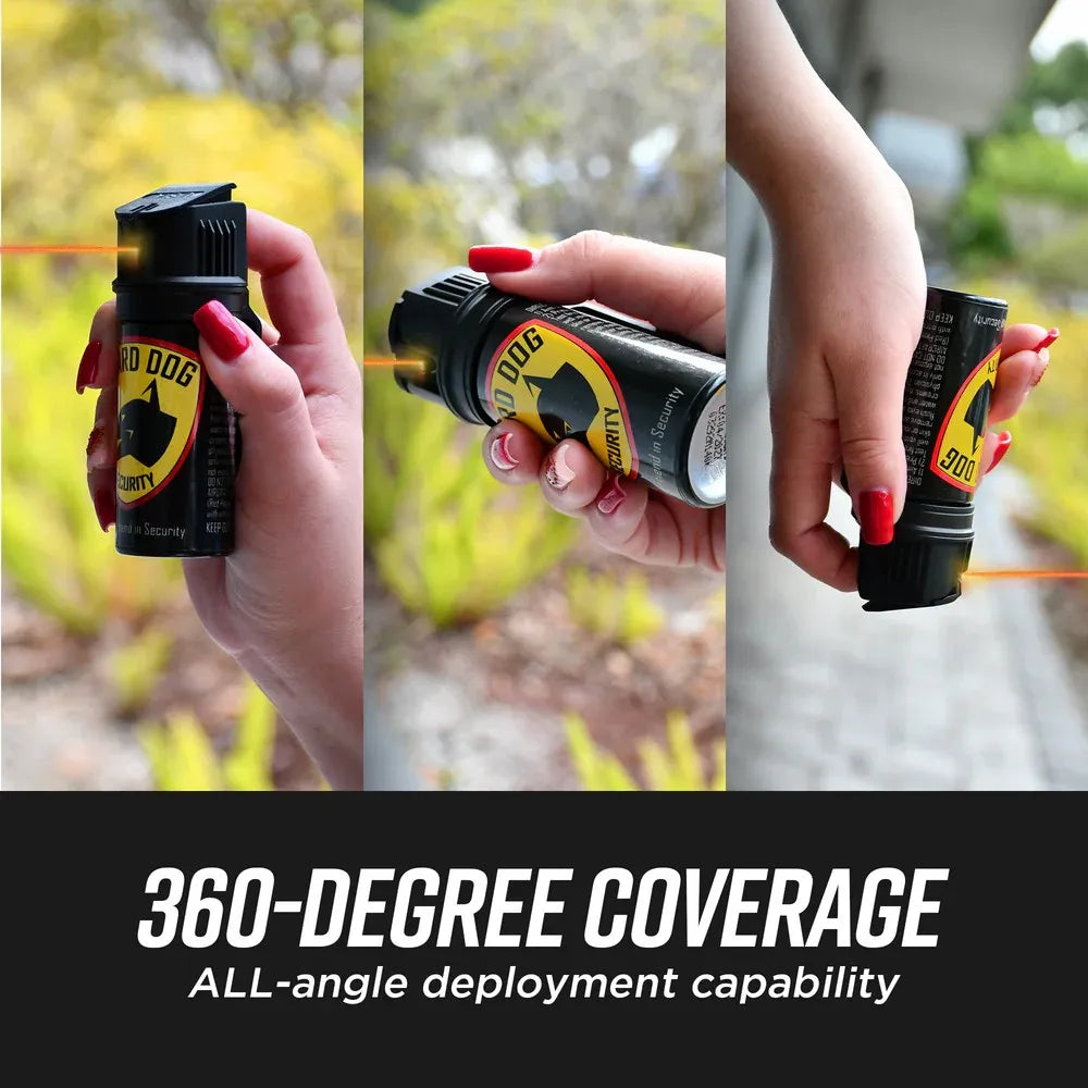 Pepper Spray with Stream Pattern | 2 oz w/ Belt Clip