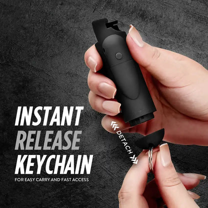 Pepper Spray Accufire 2 with laser sight | Instant snap off w/ keychain