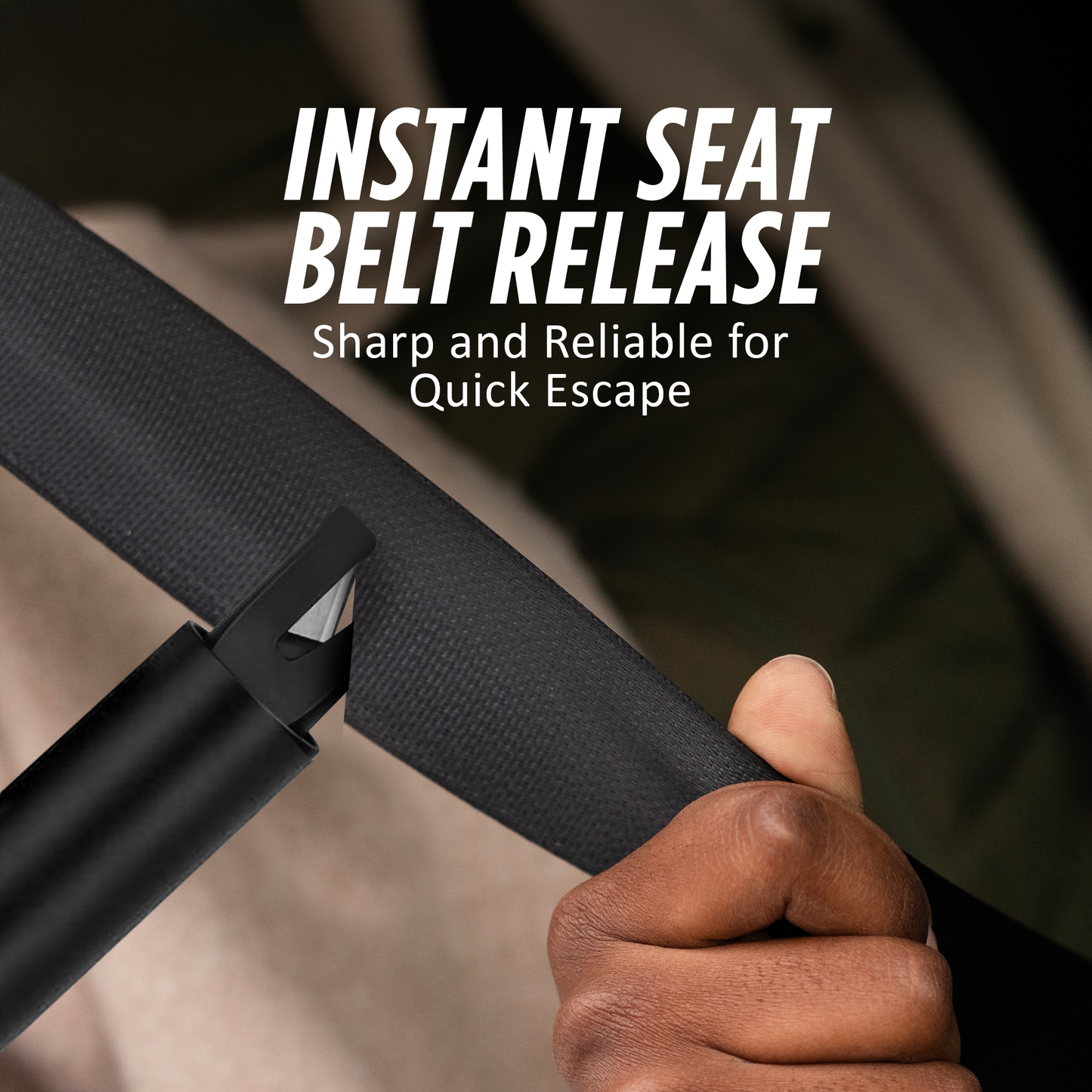 ResQ Window Breaker & Seatbelt Cutter Keychain