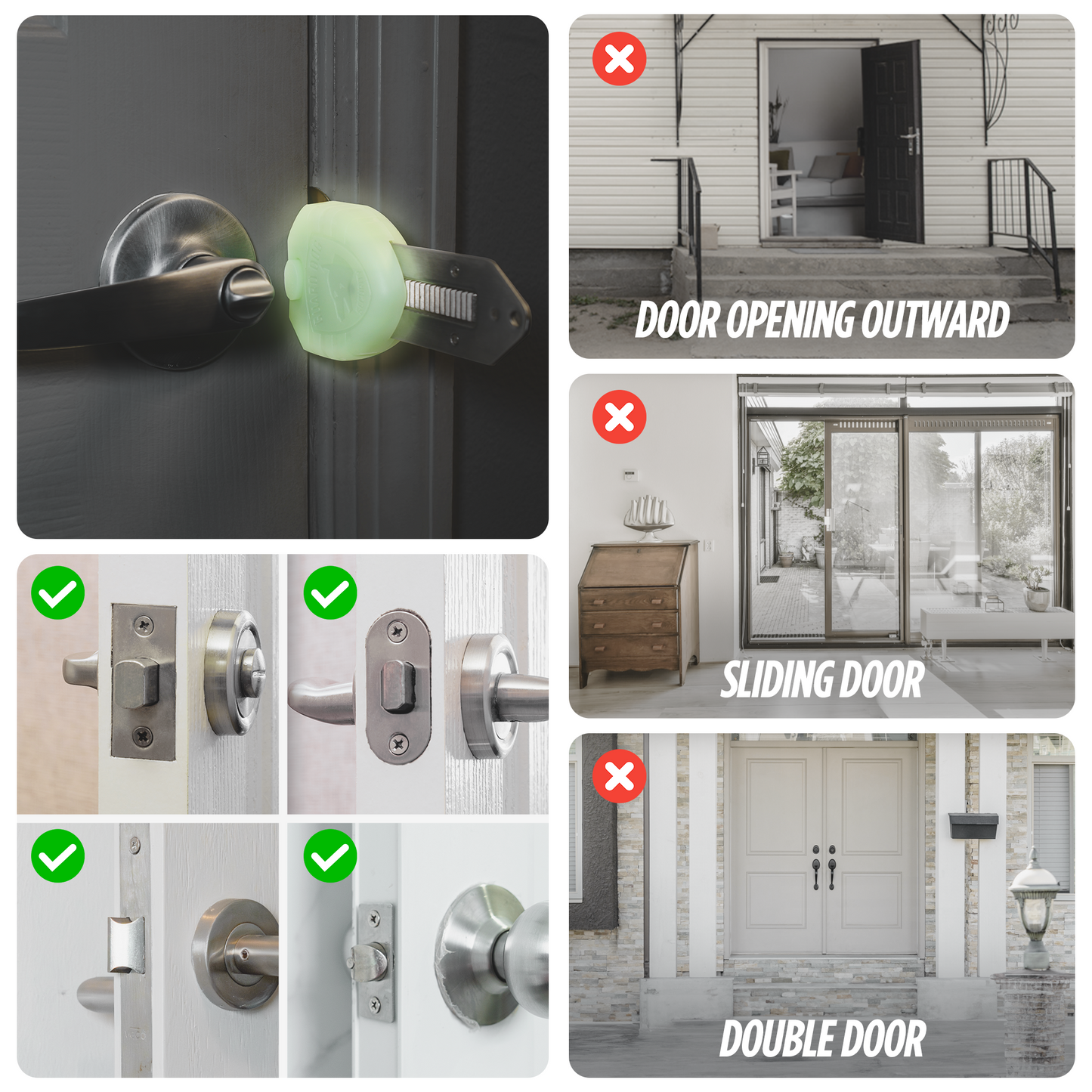 Blocklock - Portable Door Lock for Travel & Home