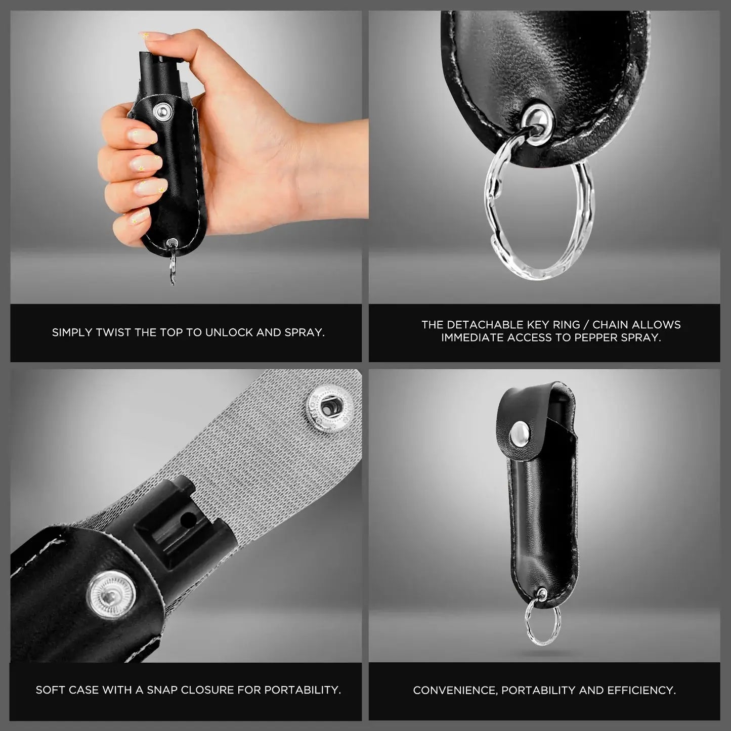 Pepper Spray Soft Case with Stun Gun Combo | 0.5 oz